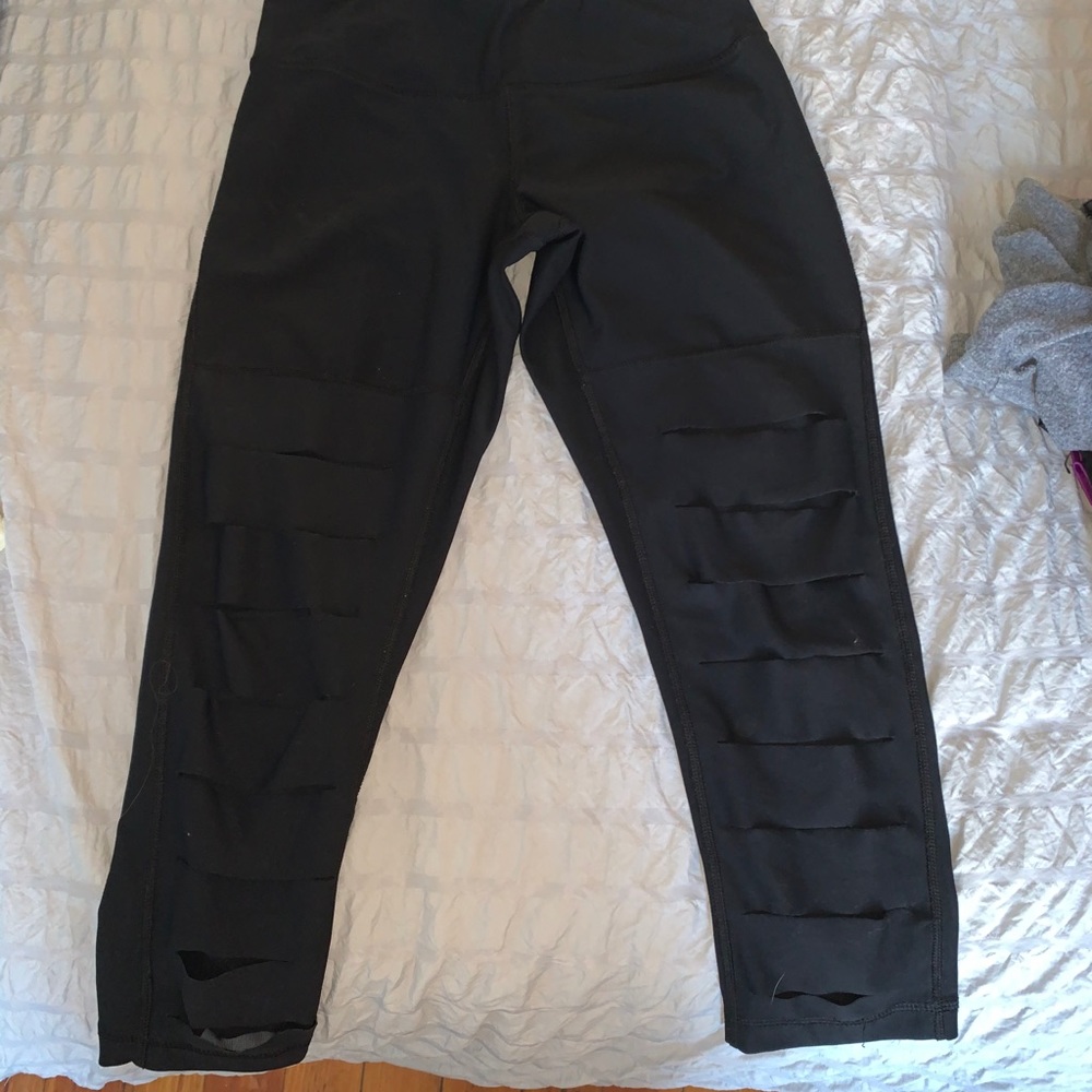 Black workout pants